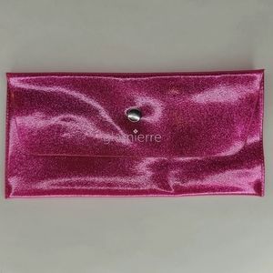 4/$20 Glamierre Hot Pink Sparkle Makeup Bag Pencil Case